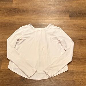 lululemon athletica Women's Long Sleeve Top - Cream
